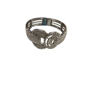 Cara Silver Tone Magnetic Bracelet